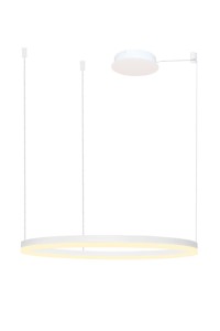 AZZARDO lampa wisząca HALO 100 biała