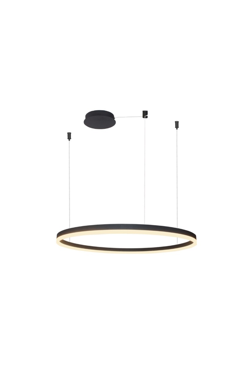AZZARDO lampa wisząca HALO 100 czarna