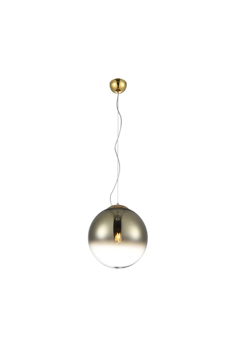 AZZARDO lampa wisząca IRIS 30 złota