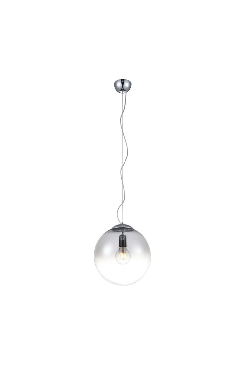 AZZARDO lampa wisząca IRIS 30 srebrna