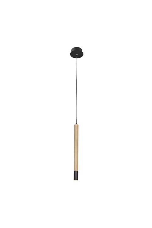 AZZARDO lampa wisząca IZOLDA 1 brązowa    / drewno