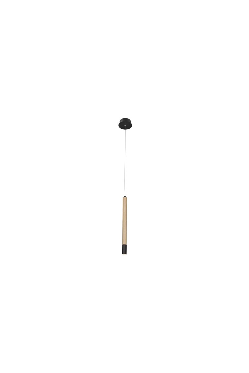 AZZARDO lampa wisząca IZOLDA 1 brązowa    / drewno