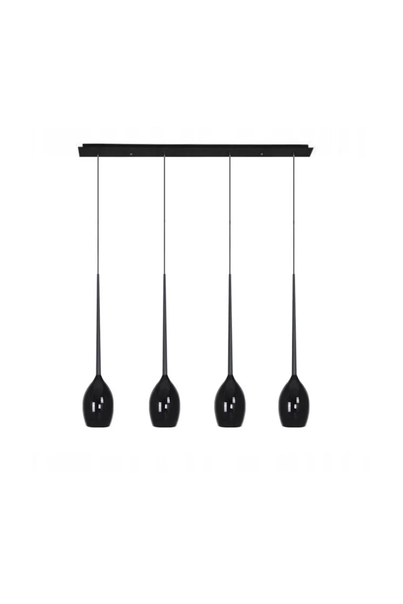AZZARDO lampa wisząca IZZA 4 czarna