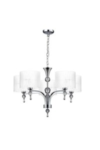 AZZARDO lampa wisząca IMPRESS 5 biała