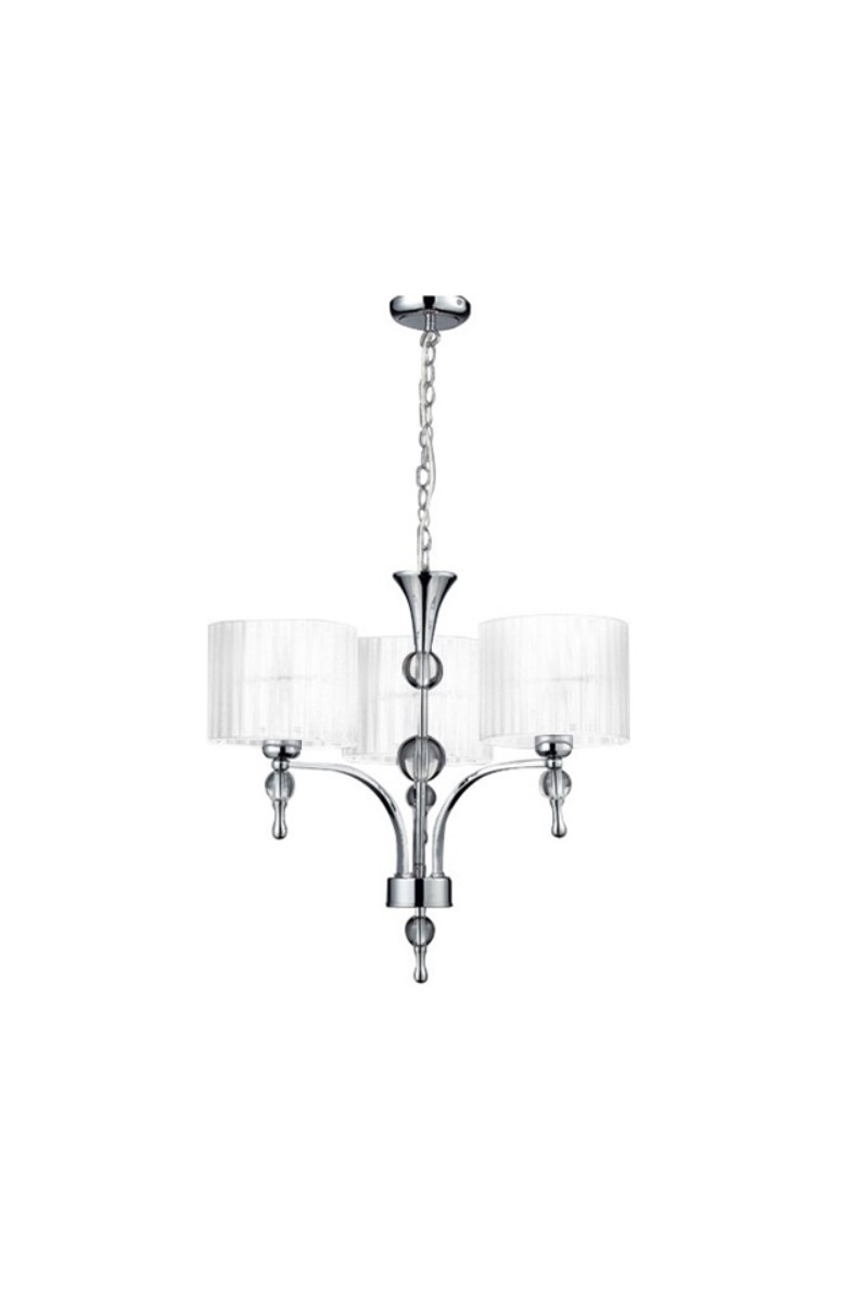 AZZARDO lampa wisząca IMPRESS 3 biała