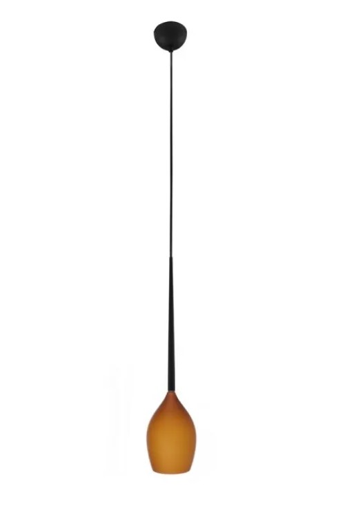 AZZARDO lampa wisząca IZZA 1 bursztynowa