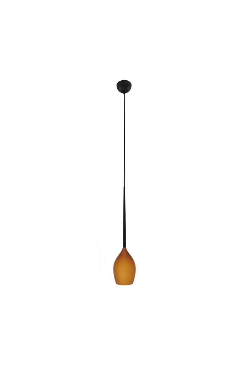 AZZARDO lampa wisząca IZZA 1 bursztynowa