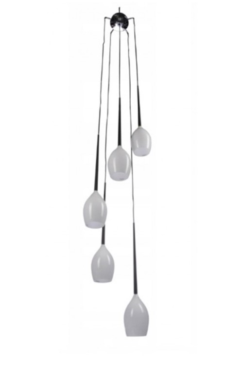 AZZARDO lampa wisząca IZZA 5 biała