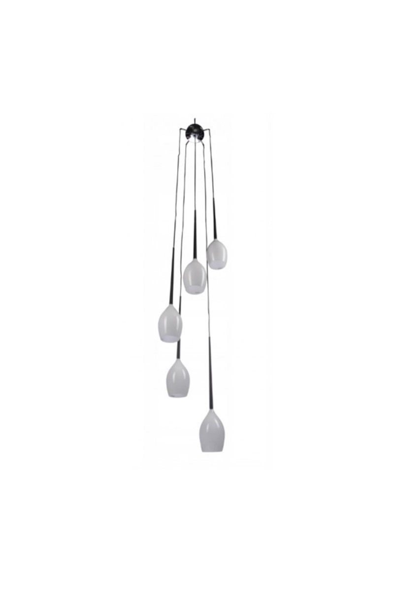 AZZARDO lampa wisząca IZZA 5 biała