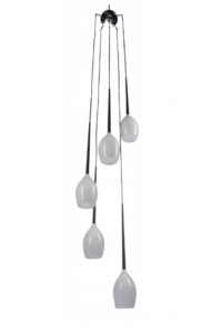 AZZARDO lampa wisząca IZZA 5 biała