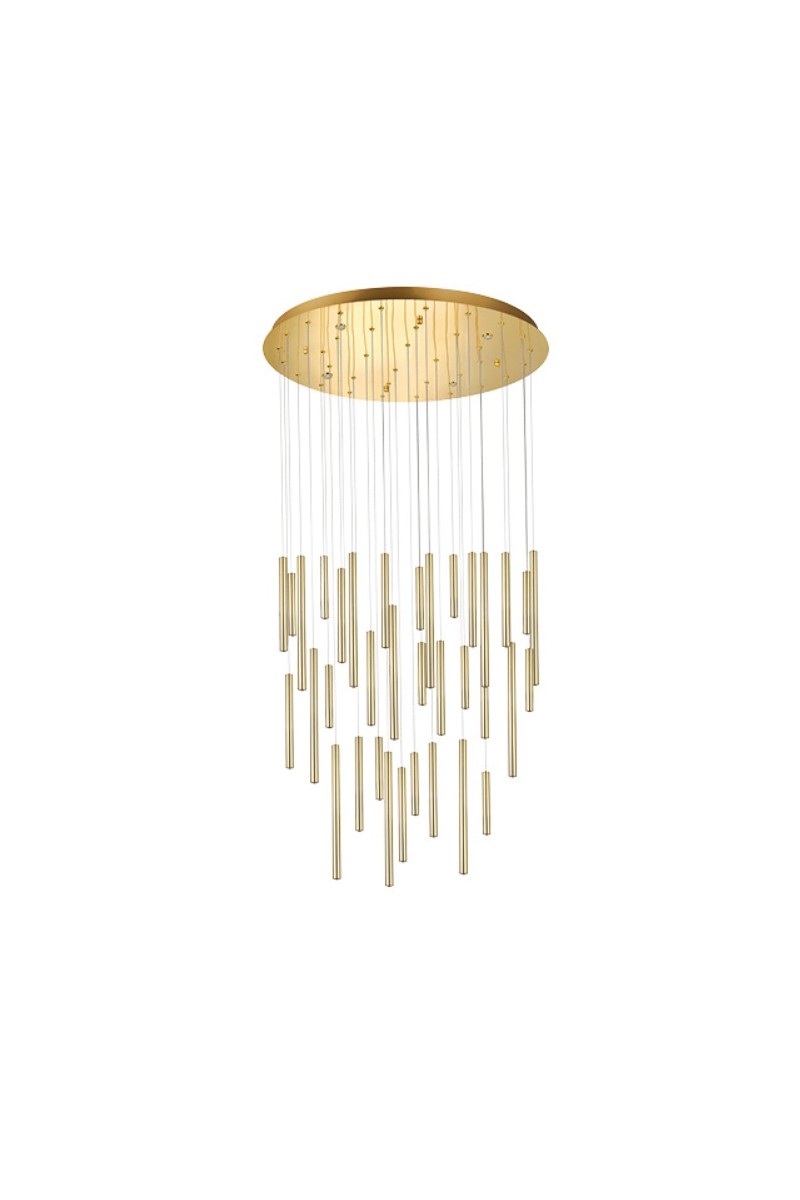 AZZARDO lampa wisząca ILIOS 36 3-STEP     DIMM złota