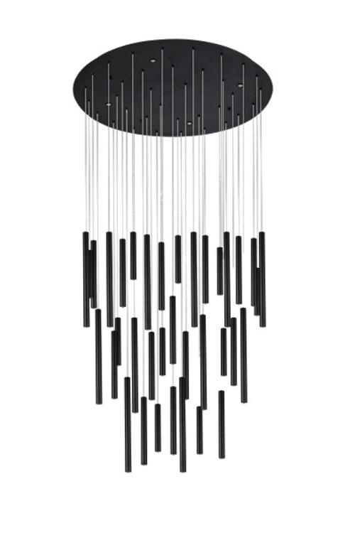 AZZARDO lampa wisząca ILIOS 36 3-STEP     DIMM czarna