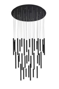 AZZARDO lampa wisząca ILIOS 36 3-STEP     DIMM czarna