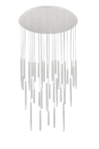 AZZARDO lampa wisząca ILIOS 36 3-STEP     DIMM biała
