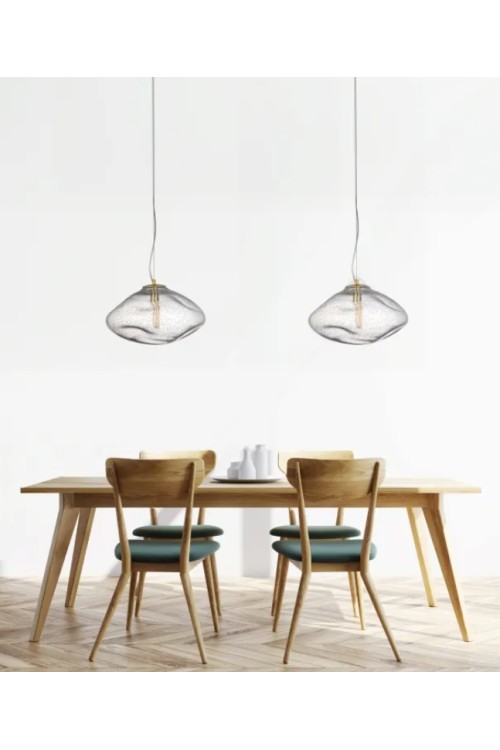 AZZARDO lampa wisząca INES 35 złota