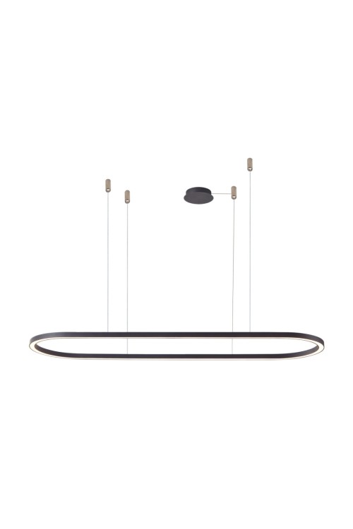 AZZARDO lampa wisząca ELENA 150 DIMM      czarna