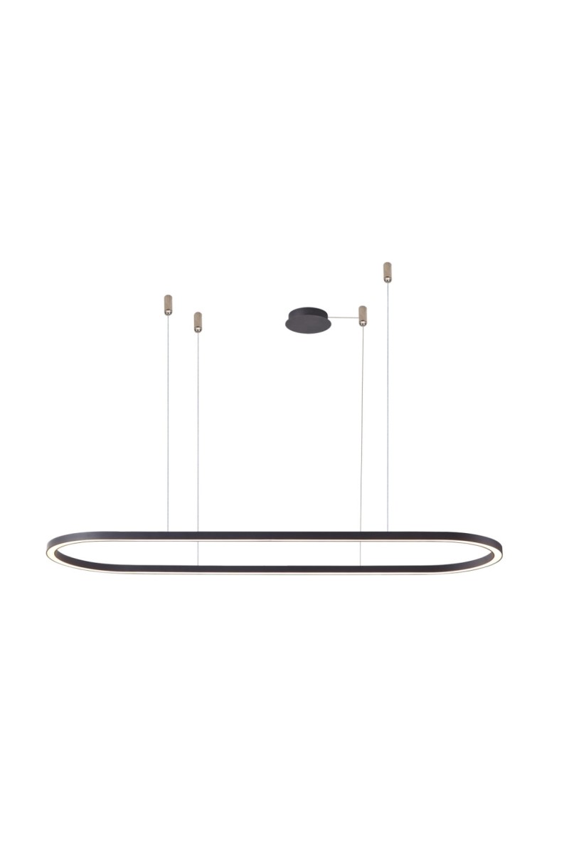 AZZARDO lampa wisząca ELENA 120 DIMM      czarna