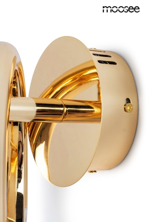 MOOSEE zestaw 2 lamp ściennych HELIOS     złoty