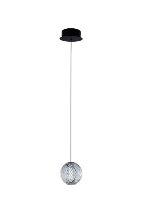 AZZARDO lampa wisząca EDEM 1 czarna
