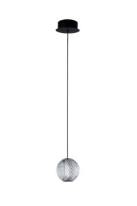 AZZARDO lampa wisząca EDEM 1 czarna