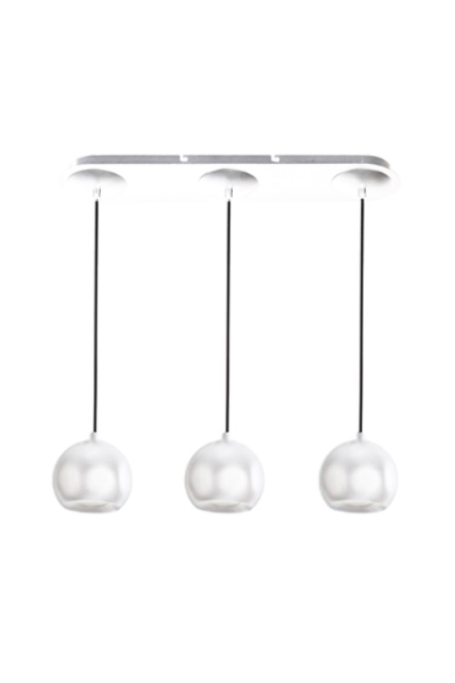 AZZARDO lampa wisząca GULIA 3 biała