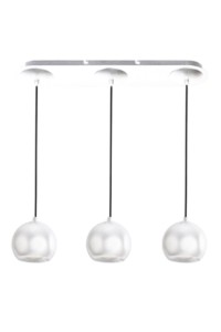 AZZARDO lampa wisząca GULIA 3 biała
