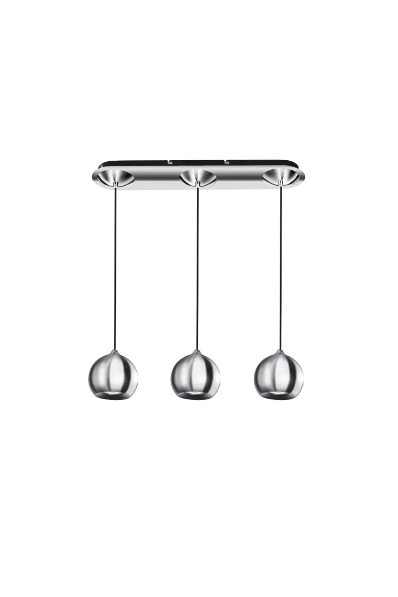 AZZARDO lampa wisząca GULIA 3 chrom
