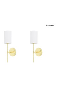 MOOSEE zestaw 2 lamp ściennych IMPERIO    złoty
