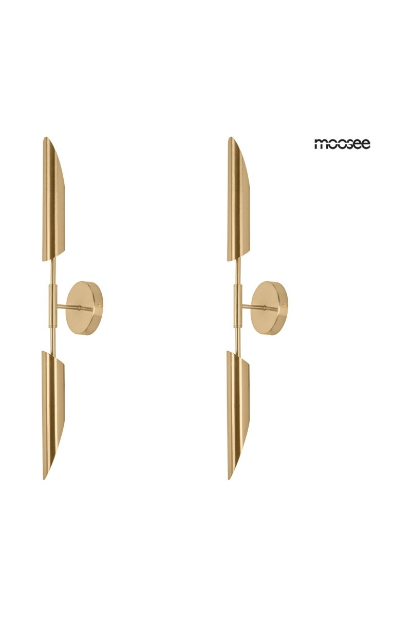 MOOSEE zestaw 2 lamp ściennych LOCCA      złoty