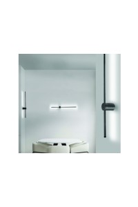 AZZARDO lampa ścienna GRAZIANO WALL 100   czarna