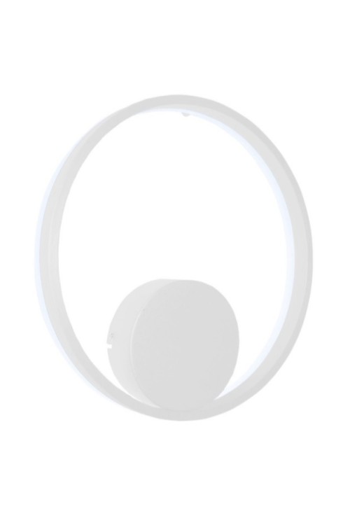 AZZARDO lampa ścienna HALO 40 WALL biała