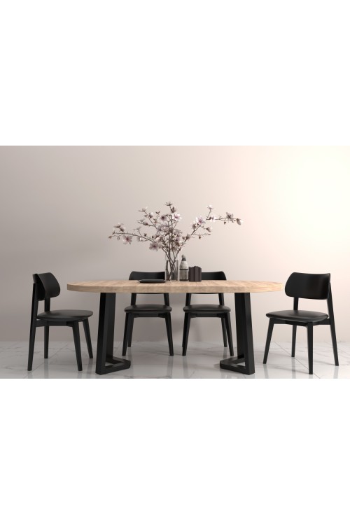 Nowoczesne krzesło KT63 - elegancja i wygoda w minimalistycznej formie