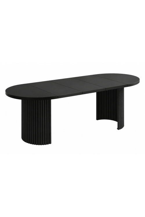 Stół rozkładany M117/3 220 cm - funkcjonalny stół dla nowoczesnych wnętrz czarny
