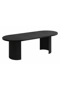 Stół rozkładany M117/3 220 cm - funkcjonalny stół dla nowoczesnych wnętrz czarny