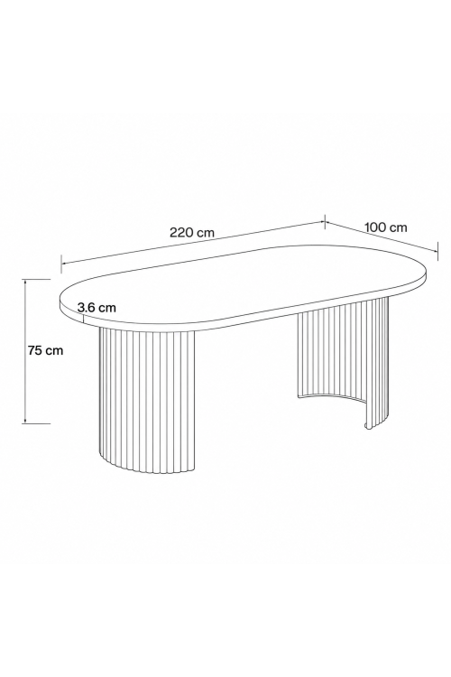 Stół rozkładany M117/3 220 cm - funkcjonalny stół dla nowoczesnych wnętrz czarny
