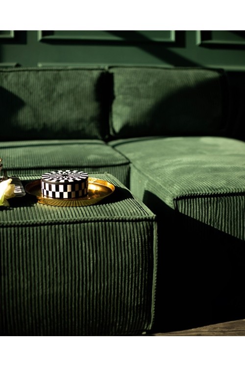 Narożnik PILLOW M prawy z funkcją spania  zielony